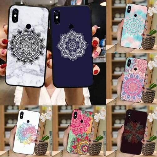 Color mandala Phone Case For Xiaomi Redmi note 7 8 9 pro 8T 9A 9S Mi Note 10 Lite pro