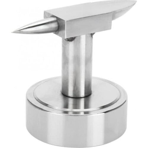 13MC Double Steel Horn Anvil with Wide Base Metalsmith Blacksmith Jewelry Processing