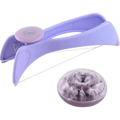 Drawstring Hair Removal Instrument & Practical Bristle Face Eyebrow Mustache Receiving Apparatus Skin Care Portable Body Waxing Epilation Accessory