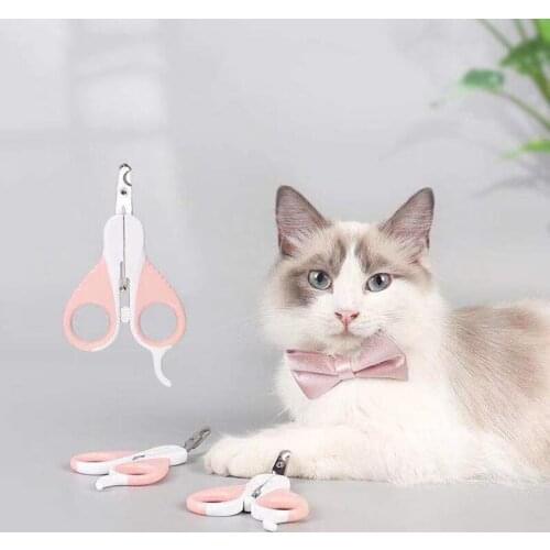 Stainless Steel Elbow Pet Nail Clippers Cat And Dog Clip Supplies Professional Cutter Tool Trimming Scissor Plier