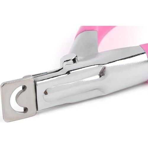 Professional Nail Art Clipper Cutter UV Gel False Nail Tips Edge Cutters Stainless Steel U One Word Clippers Manicure Tool