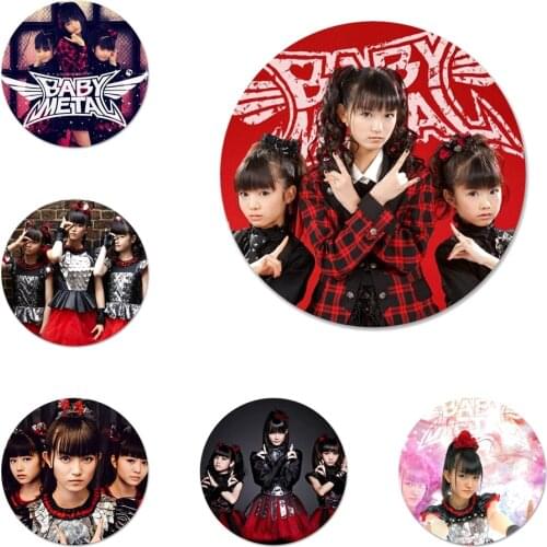 Babymetal Japanese Girl Metal Band Icons Pins Badge Decoration Brooches Metal Badges For Backpack Decoration