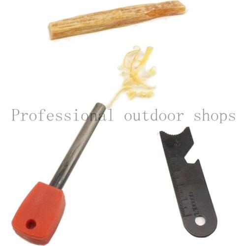 Mini Combustion Aid Pine Oil Firewood With Iron Box Firing Lighting Outdoors Windproof Wetproof Survival Camping Accessories