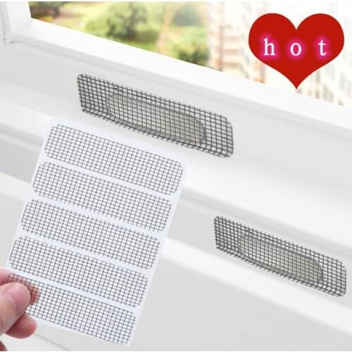 New Screen Net Repair Tape Doors Windows Anti-mosquito Drain Hole Mosquito Net Sticker Screening Self-Adhesive Insect Stickers