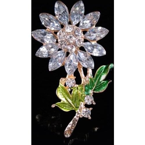 2018New 30Pcs Rhinestones Sun Flower Button for DIY phone case decoration and wedding clothes or hair accessories HZ462