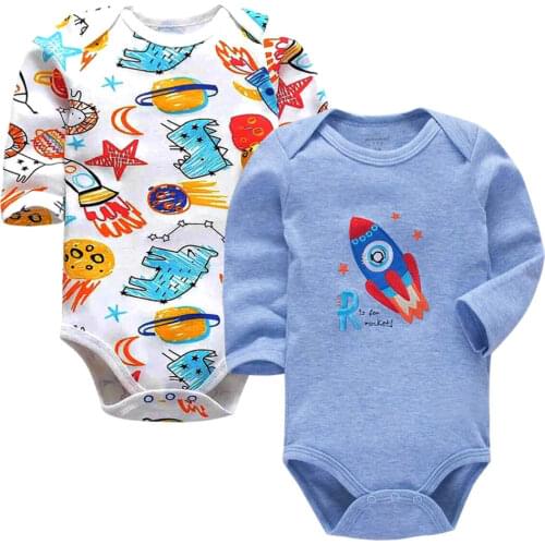 Baby Boy girl Clothes Long Sleeve Bodysuits Underwear Infant Pajamas Autumn Top Quality Boys Clothing girl jumpsuit 3M to 24M