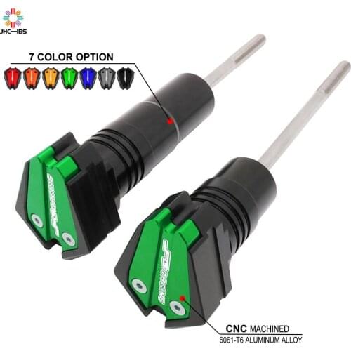 Motorcycle CNC Front Fender Anti Crash Pad Falling Protection Frame Slider Guard For KAWASAKI VERSYS650 2015 2016 2017 2018