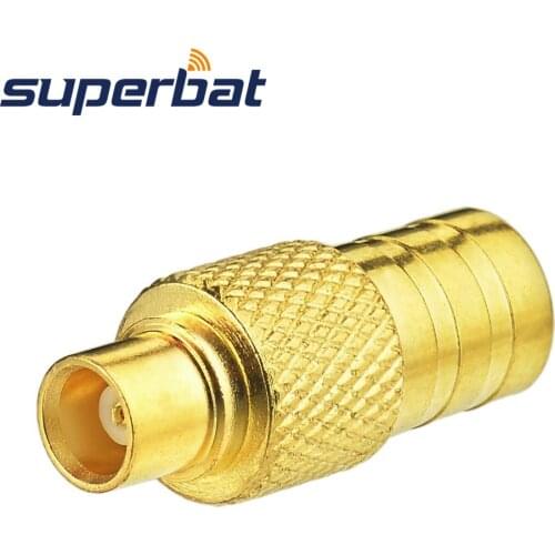 Superbat MCX Jack to SMB Plug Straight Adapter RF Coaxial Connector