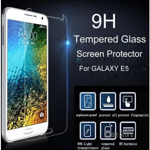 9H waterproof Tempered Glass For Samsung Galaxy E5 Protector Films E500F E500 SM-E500F E500H E5000 Screen Protector Films case