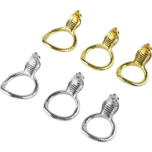 Cobra Decorate Male Ball Scrotum Stretcher Metal Penis Lock Cock Ring Bondage Restraint Delay Ejaculation BDSM Sex Toy For Man