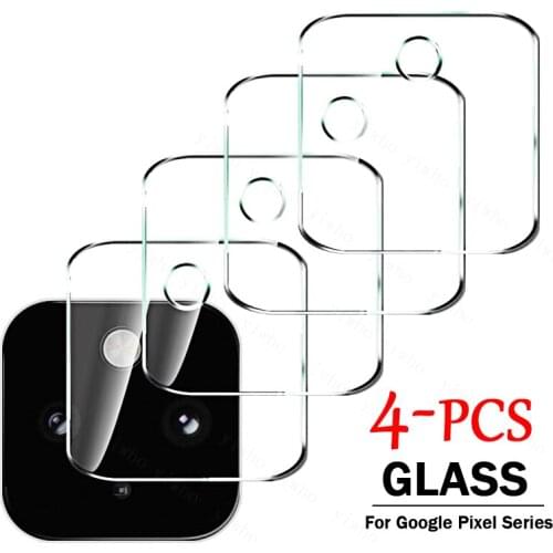 4PCS Full Glue Tempered Glass for Google Pixel 6 Pro Camera Screen Cover Protectors Film Protective for Google Pixel 5 4A 5G