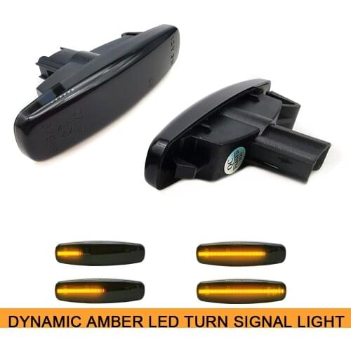 2x Repeater Flowing Amber LED Turn Signal Light for Nissan Fuga Murano Z51 Pathfinder R52 Skyline V36 CKV36 KV36 NV36 PV36