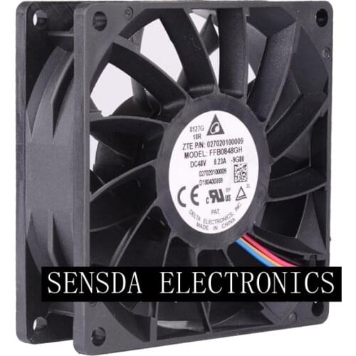 48v fan FFB0848GH DELTA 8025 48V 0.23A 8CM PMW ball bearing cooling fan