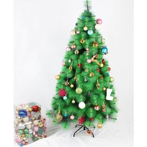 70PCS Christmas Tree Pendant Decorative Ball Sequined Snowflake Elk Crafts Creative Home Decoration Holiday Props