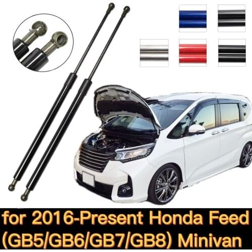 For 2016-2021 Honda Feed GB5 GB6 GB7 GB8 Minivan Front Hood Bonnet Gas Struts Lift Support Shock Dampers Charged Rod Accessories