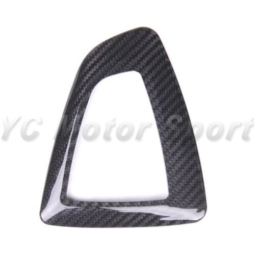 Car Accessories Dry Carbon Fiber Interior Trim Stickers Fit For 2012-2015 F20 F22 F30 F35 F34 GT F32 RHD Gear Surround Cover