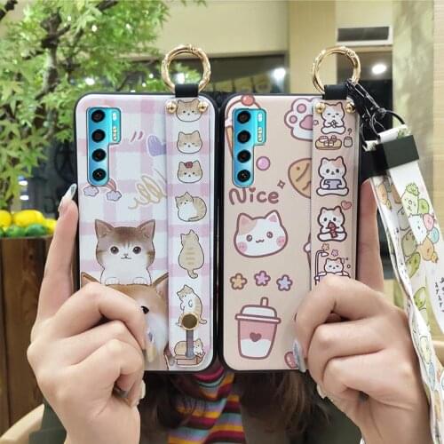 Black Case Fashion Phone Case For TCL 20 Pro 5G Durable Silicone Waterproof Original Beautiful
