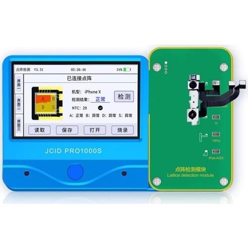 JC Dot Matrix Detection For X-11Pro Max iPad A12X Face ID Testing Repair Dot Matrix Encrypted Data Read Backup With JC Pro1000s