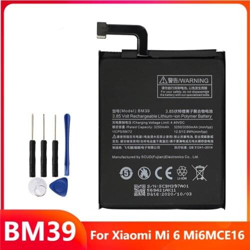 Joanforever Xiaomi Mi 6 Phone Batteries