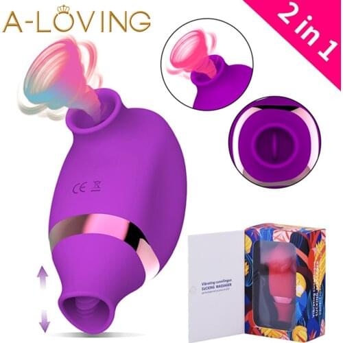 Powerful Licking Vagina Sucking Vibrators Intimate Good Nipple Sucker Oral Licking Clitoris Stimulator Adult Sex Toys for Women