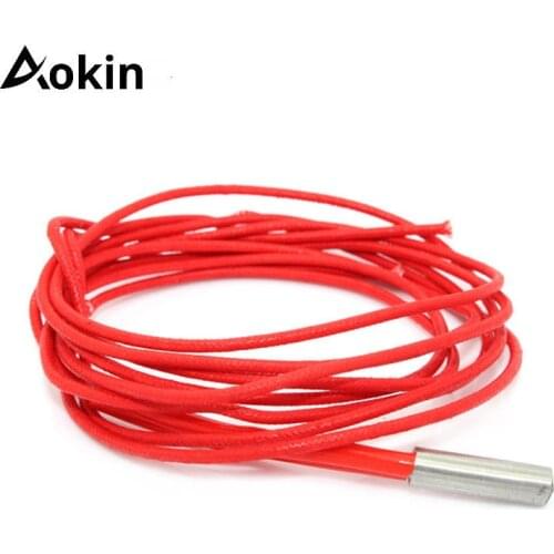 12v 40w Ceramic Cartridge Heater 6mm*20mm For Extruder 3d Printers Parts Heating Tube Heat 12v 40w 1m Extrusion Part