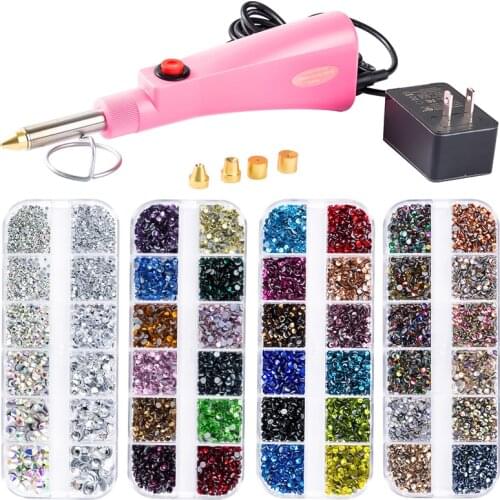Upgrade Version Hot Fix Applicator/High temperature when Energized Automatically Pick Up Hot Fix Rhinestone With AAAA Rhinestone