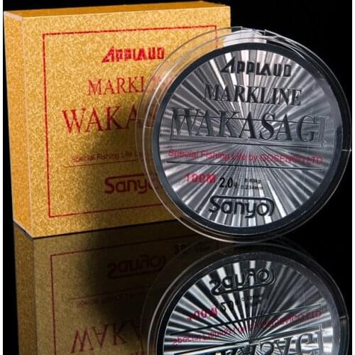 2pcs / lot 100m line smooth water fast high quality fishing line tippet Japan raw thread fishing equipment