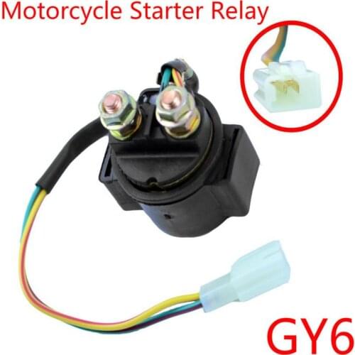 Motorcycle Motocross Starter Relay Solenoid For GY6 Scooter Moped ATV 50cc 125cc 150cc 250cc As07 Cdi Racing Dropship
