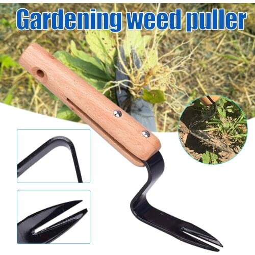 Manual Weeds Root Lifter Steel Hand Weeder Fork Grass Removal & Deeper Digging Garden Tool for Yard Lawn Farm Drop Shipping