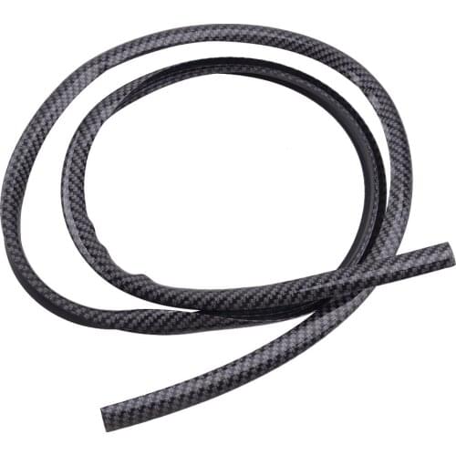 Universal 160cm Car Rubber Dashboard Gap Rubber Filling Sealing Strip Accessories Carbon Fiber Style