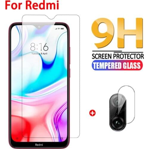 2in1 Tempered Glass on For Xiaomi redmi 8 Camera Lens For redmi 7a 7 Screen Protector For Xiaomi redmi k30 pro zoom Glass