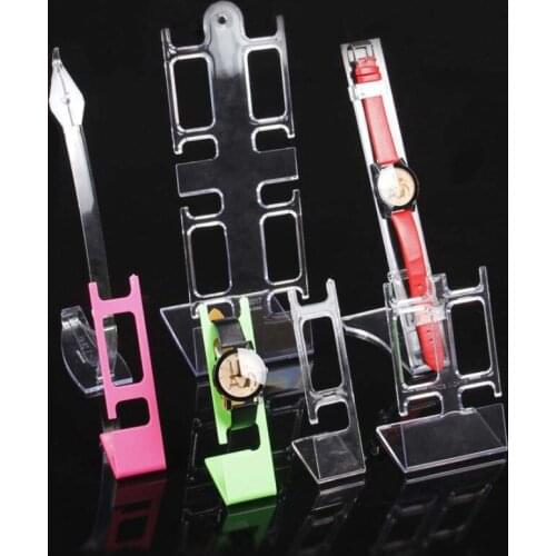 1pc Plastic Jewelry Bangle Cuff Bracelet Watch Display Stand Holder Plastic Watch Rack Showcase Tool