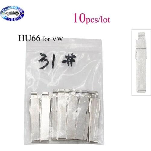 10pcs COMPATIBLE HAA PROFILE UNCUT HU66 FLIP FLY KEY BLADE remote fob