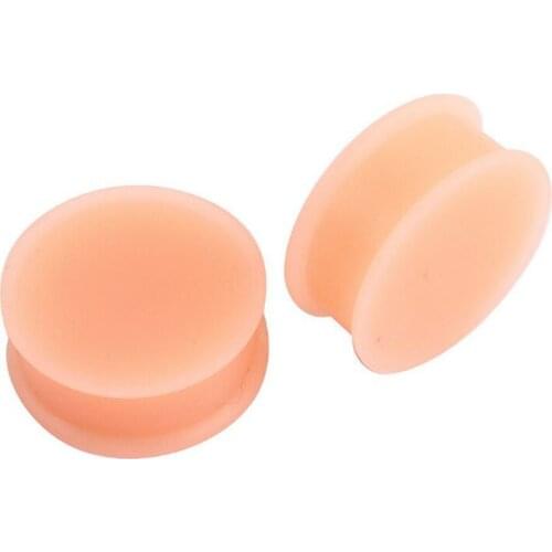 2PCS New Arrival Punk Silicone Ear Tunnels Flesh Fashion Expansions Piercing Ears Plug Sexy Body Jewelry Gift Hot Sale Summer