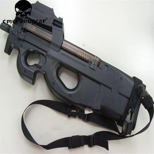 Army Military Equipment Airsoft Paintball Gun Sling Combat EMERSON P90 Special EMERSON Black 1000D Nylon