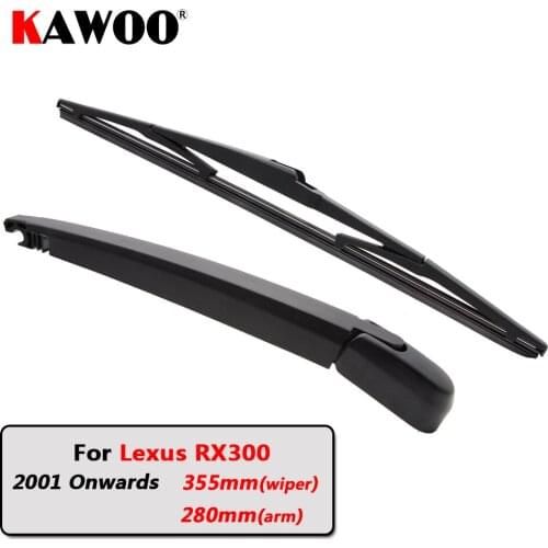 KAWOO Car Rear Wiper Blades Back Window Wipers Arm For Lexus RX300 Hatchback (2001 Onwards) 355mm Auto Windscreen Blade