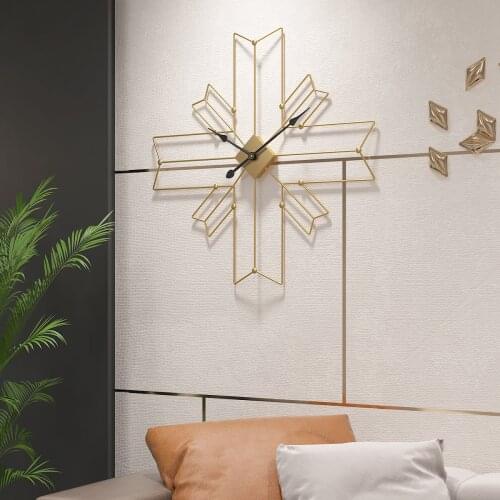 NEW Minimalist Metal Iron Silent Large Wall Clock Iron Modern Design Home Decor Teen room decoration Bedroom wall decoration