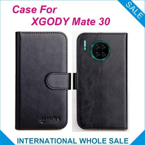 XGODY Mate 30 Case 6 Colors Flip Slots Leather Wallet Cases For XGODY Mate 30 Cover Slots Phone Bag Credit Card