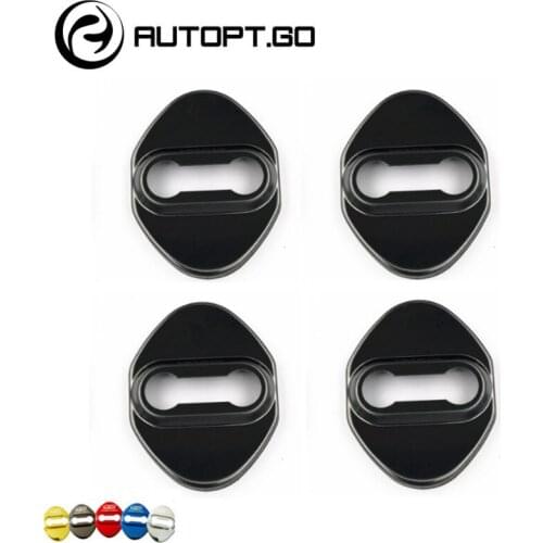 Black Universal Anti Rust Car DoorLock Door Lock Protective Cover For Honda Acura Civic Accord Crv