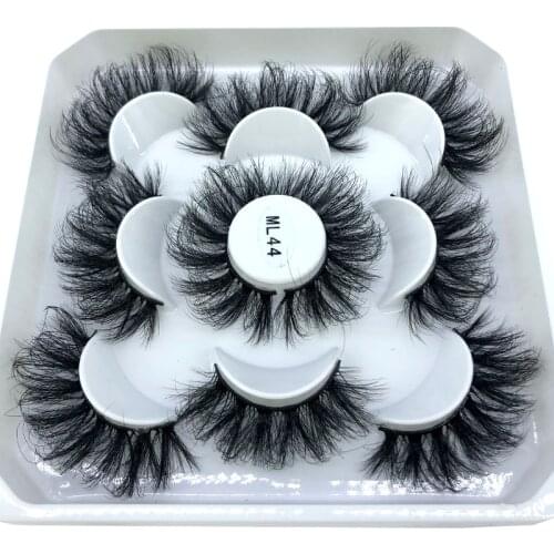 HBZGTLAD New 3d mink eyelashes hand made makeup false eyelash natural long eyelash extension 1 box 3 pairs eyelashes