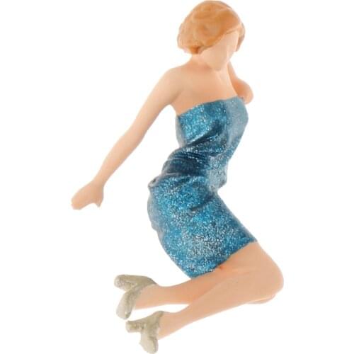 1:64 Scale Model People Miniature Decoration Accessories, Resin Men Figures Diorama Action Figure Model for Display