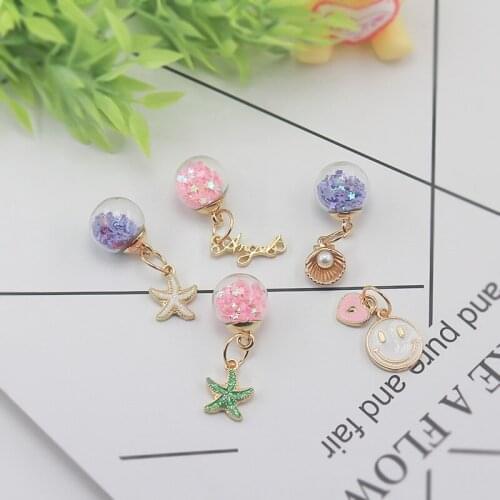 New Small Rhinestone Buttons/Buckleor DIY Pendant for DIY Hair accessories One color mixed candy colour frosted crystal