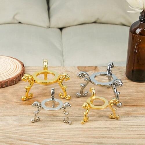 1Pc Crystal Ball Base Metal Holder Sphere Stone Support Figurine Display Stand Handicraft Desktop Ornaments Photography Props