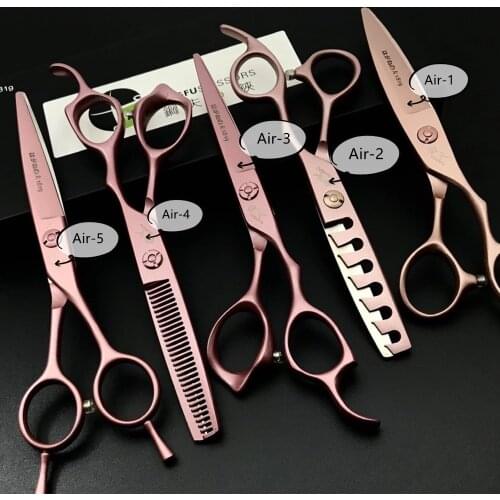 Professional Hairdressing Scissors 6.0 440c Barber Scissors 440c Japanese Steel Barber Special Scissors Set Hair Cutting Tools