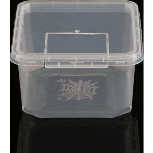 Reptile Terrarium Feeder Breeding Box Tortoise Spider Lizard Beetle Insect House