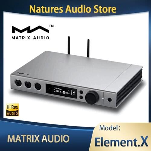 Matrix Element X ES9038PRO HIFI Music Player Supports AirPlay DLNA femtosecond clock MQA DAC Preamplifier Headphone Amplifier