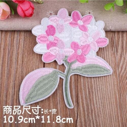 Embroidered Small Patches Clothes Sewing DIY Motif Applique Sticker Handmade Cartoon Decoration Flowers