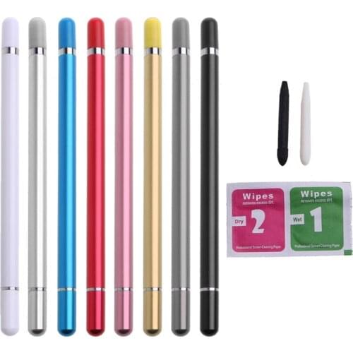 High-Sensivity Capacitive Stylus Dual-tip Universal Touchscreen Pen Drawing Pen