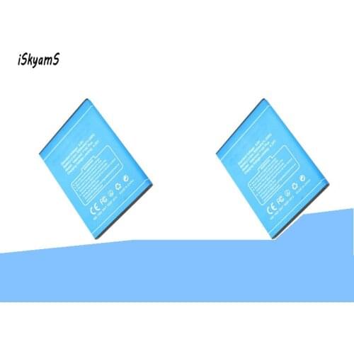 ISkyamS 2x 3000mAh High Quality Replacement Battery for Doogee Y 100 Plus For DOOGEE Valencia 2 Y100 Plus Batteria