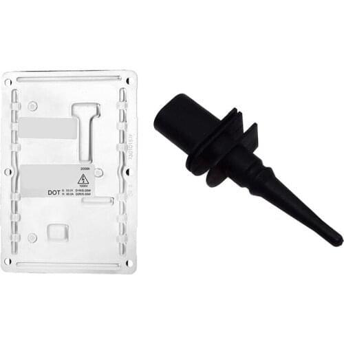 1pcs 3D0907391B Xenon HID Headlight Ballast & 1Pcs Front Rear Left Right Black Outside Car Air Temperature Sensor